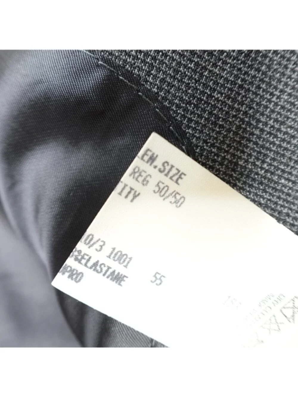 John Varvatos Blazer 42R Gray Solid Wool Blend Made in Italy